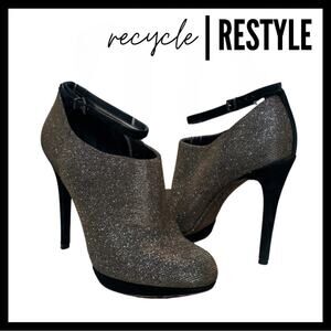 Brian Atwood Fruitera Glitter Booties